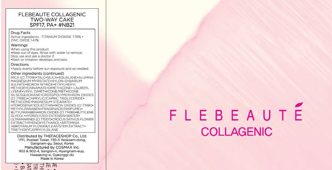 FLEBEAUTE COLLAGENIC TWO WAY CAKE